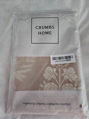 Crumbs Modern Farmhouse throw pillow  20x20 Ivory cream